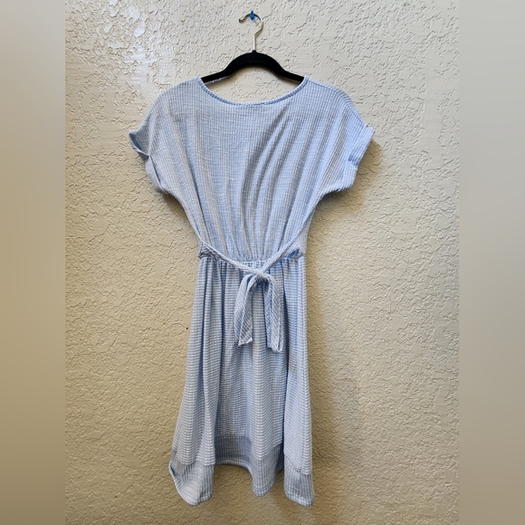 Caution to the wind dress, size Medium,  color blue - Picture 7 of 10